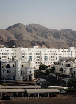 The desert outside Dubai